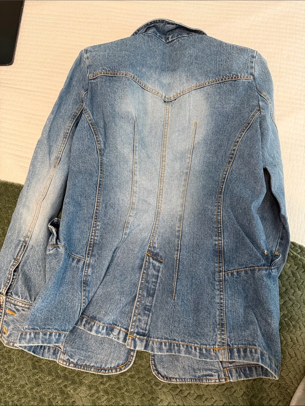 Mossimo Supply Co. Light Blue Denim Blazer Jacket - Picture 5 of 5